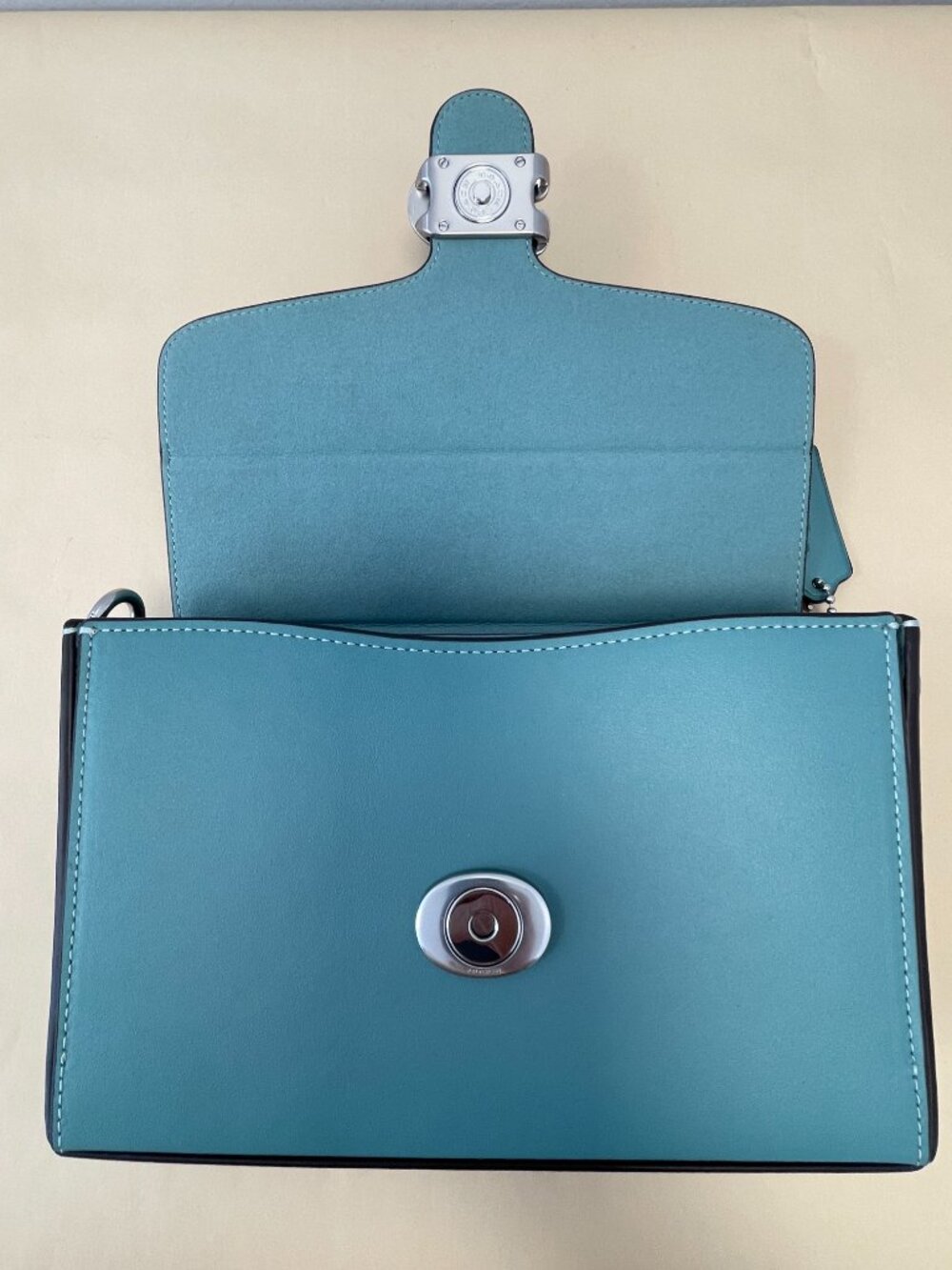 The Coach Tabby Box Bag Style CH750 - Blue - NWOT - Picture 3 of 11